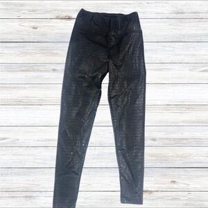 Scoop Faux Animal‎ Skin Leather Jeggings Small